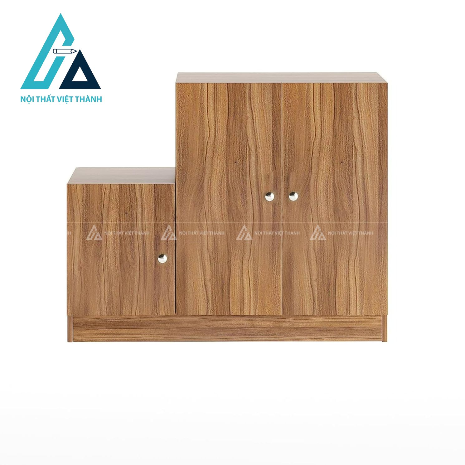 Tủ giày MDF 6 tầng vân gỗ tự nhiên thiết kế đứng hiện đại gọn gàng 4