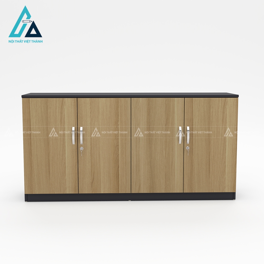 Tủ tài liệu văn phòng 4 cánh mở phụ kiện tay nắm inox 1
