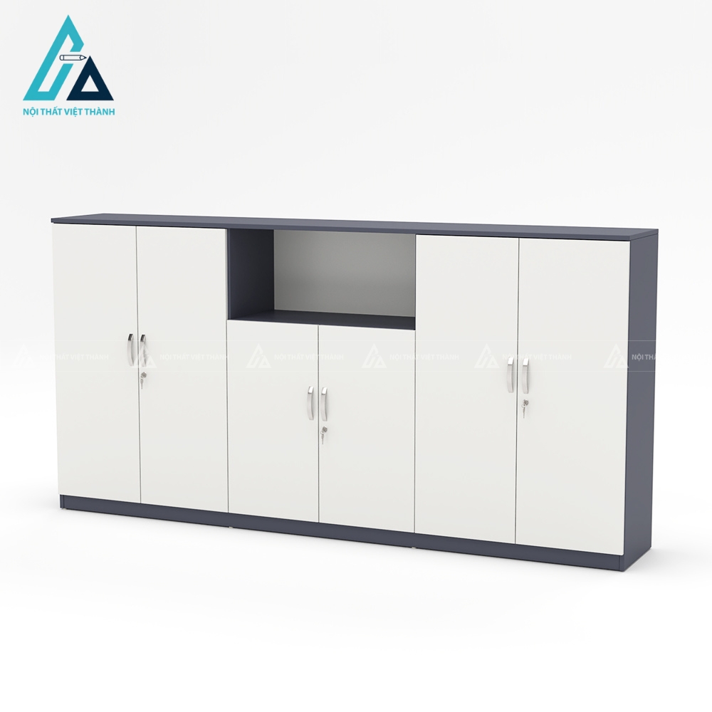 Tủ hồ sơ 6 cánh kết hợp ngăn kệ trang trí tiện dụng 2