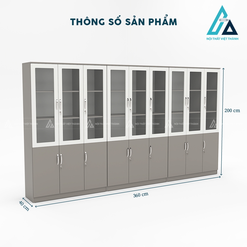 Tủ tài liệu hồ sơ kích thước lớn cho phòng lãnh đạo 3