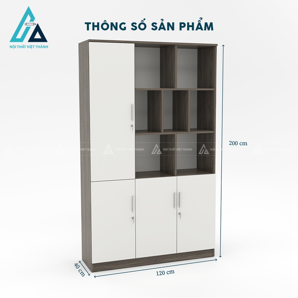 Tủ đựng hồ sơ văn phòng đa năng thiết kế cách điệu 3