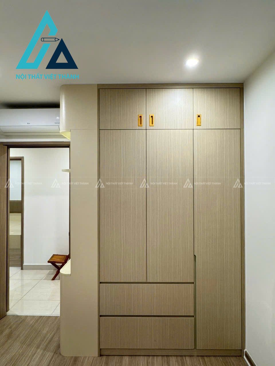 Tủ quần áo tận dụng tối đa diện tích