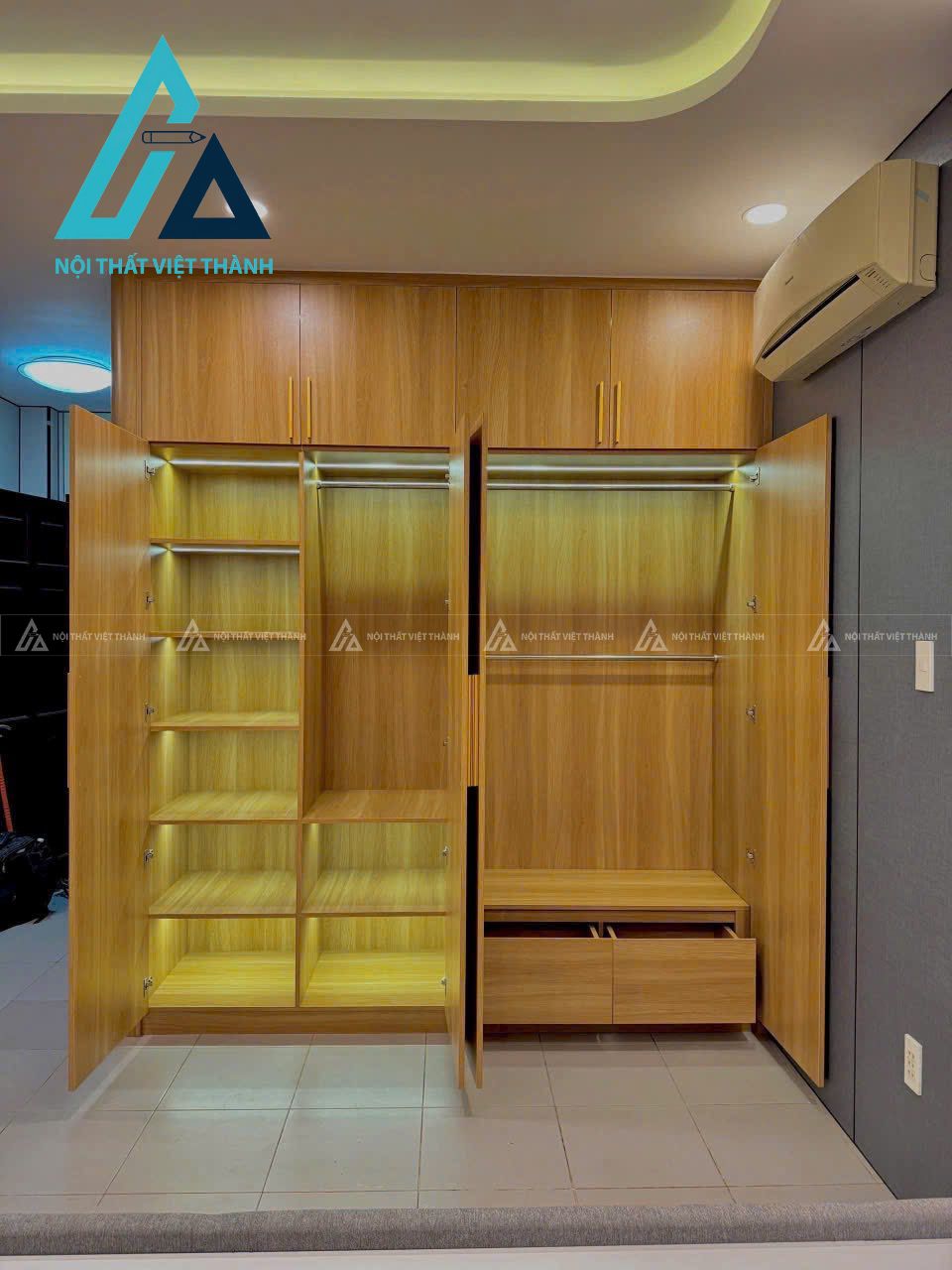 Tủ quần áo nhiều ngăn