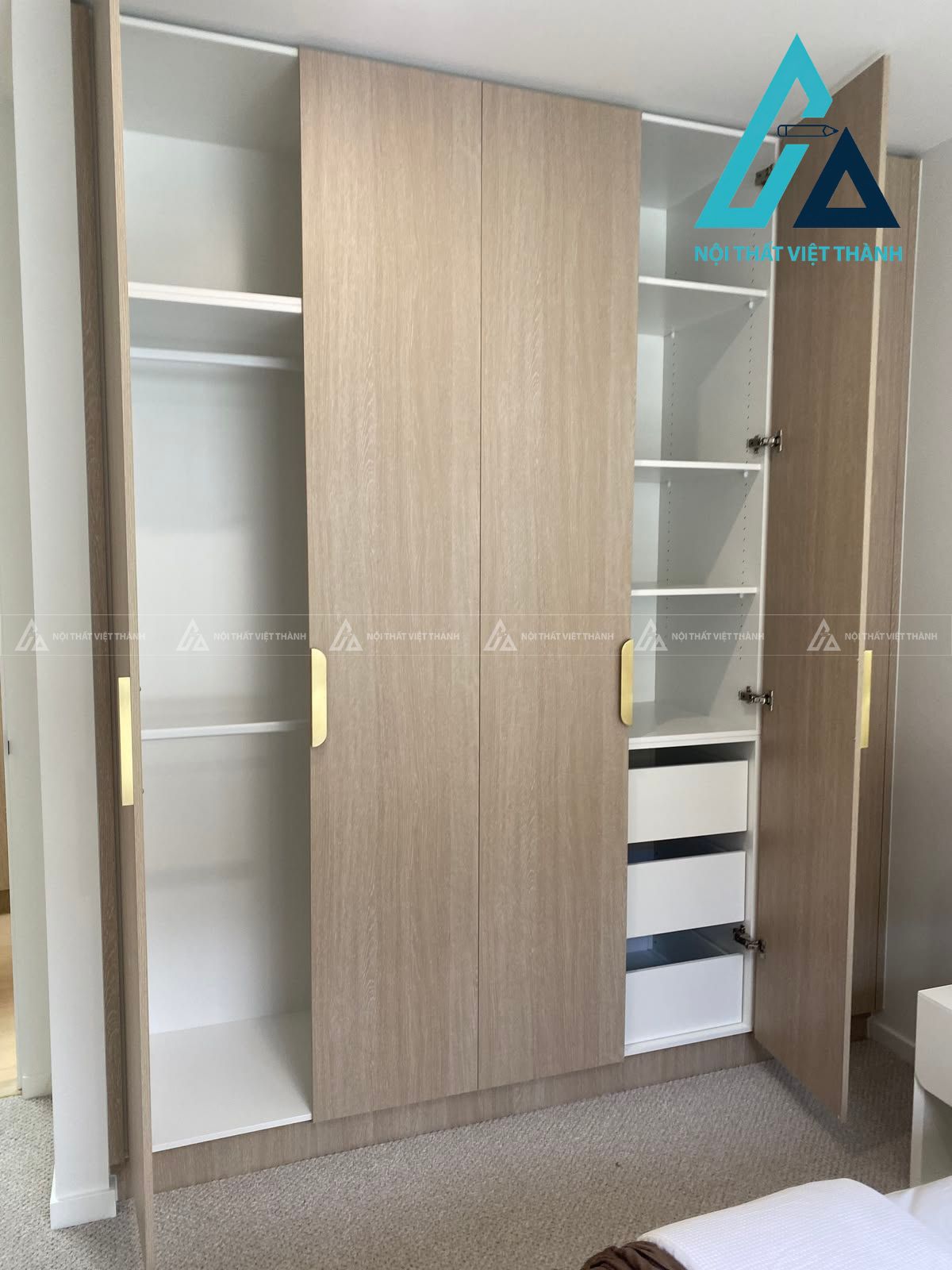 Hoàn thiện thi công tủ quần áo