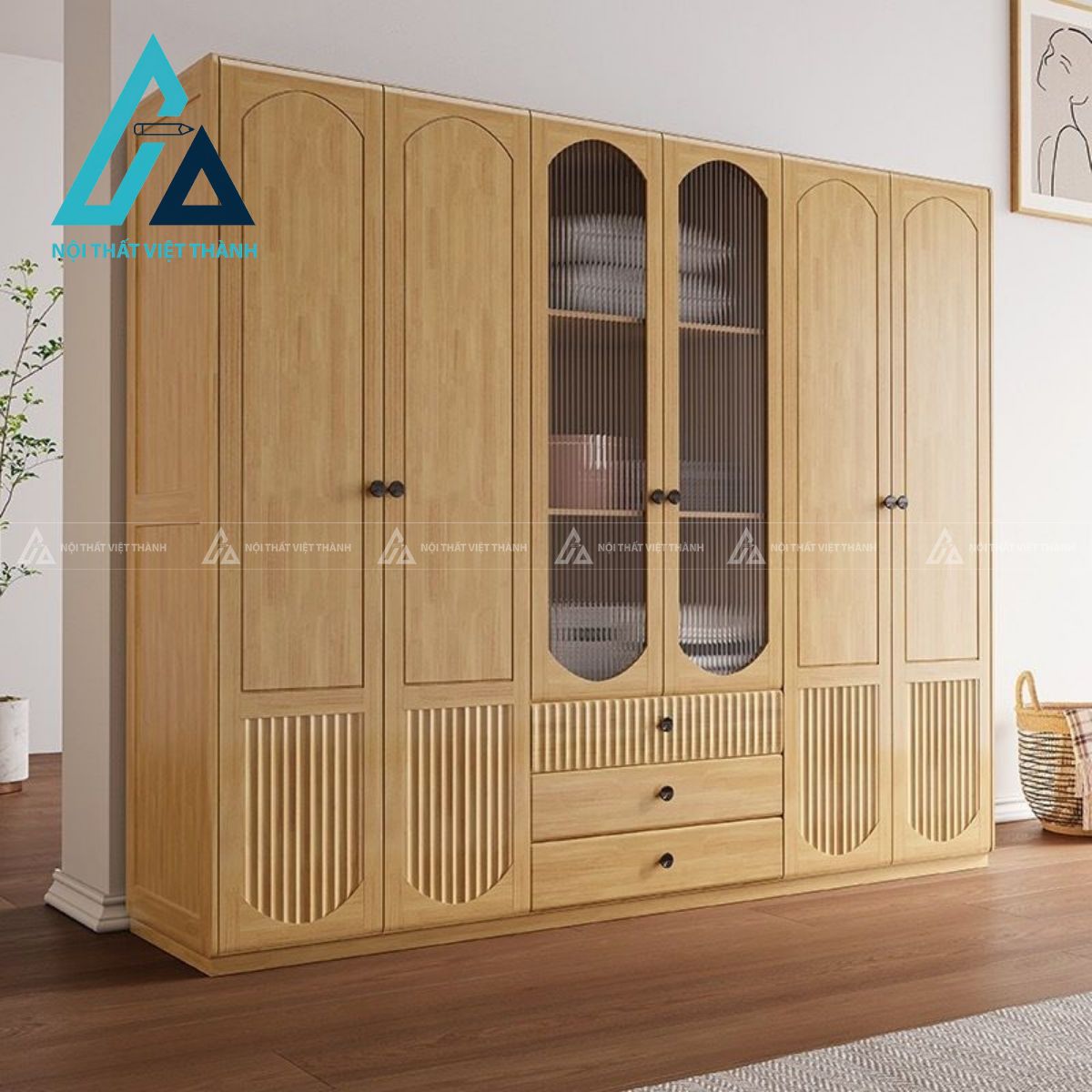 Tủ quần áo có cửa kính