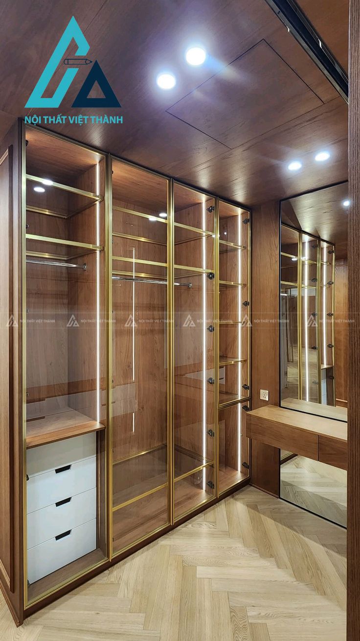 Tủ quần áo cánh kính hiện đại