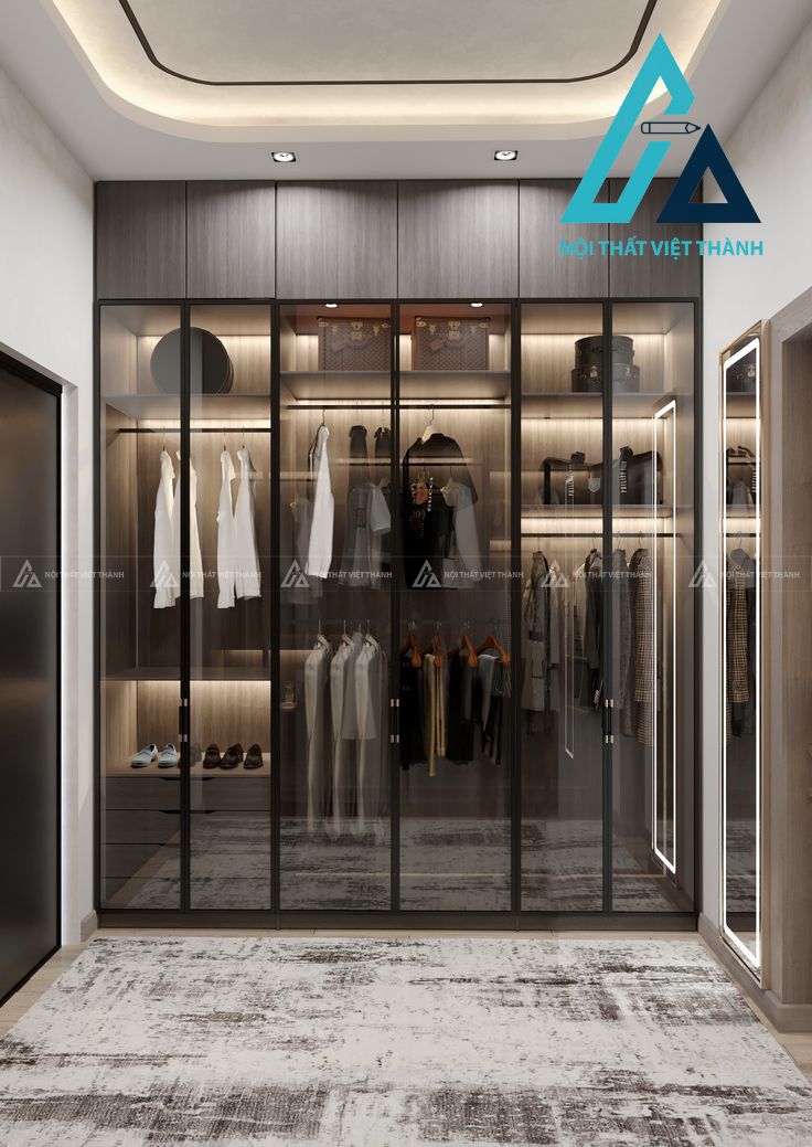 Lựa chọn tủ cánh kính màu sắc phù hợp căn phòng