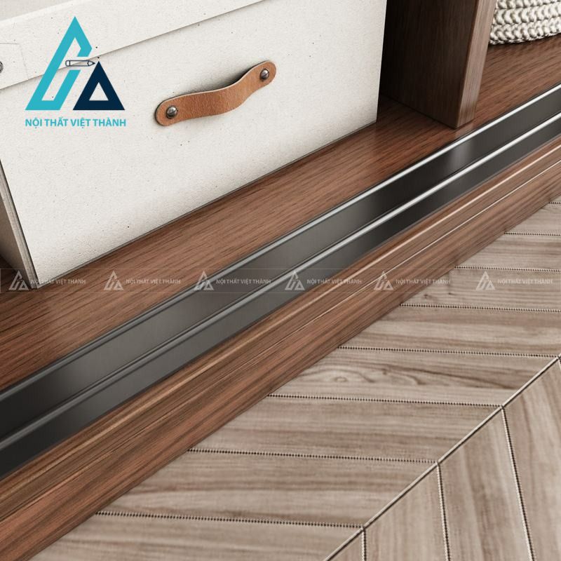 Tủ quần áo cánh kính trượt MDF phủ Melamine hiện đại tiết kiệm diện tích 4