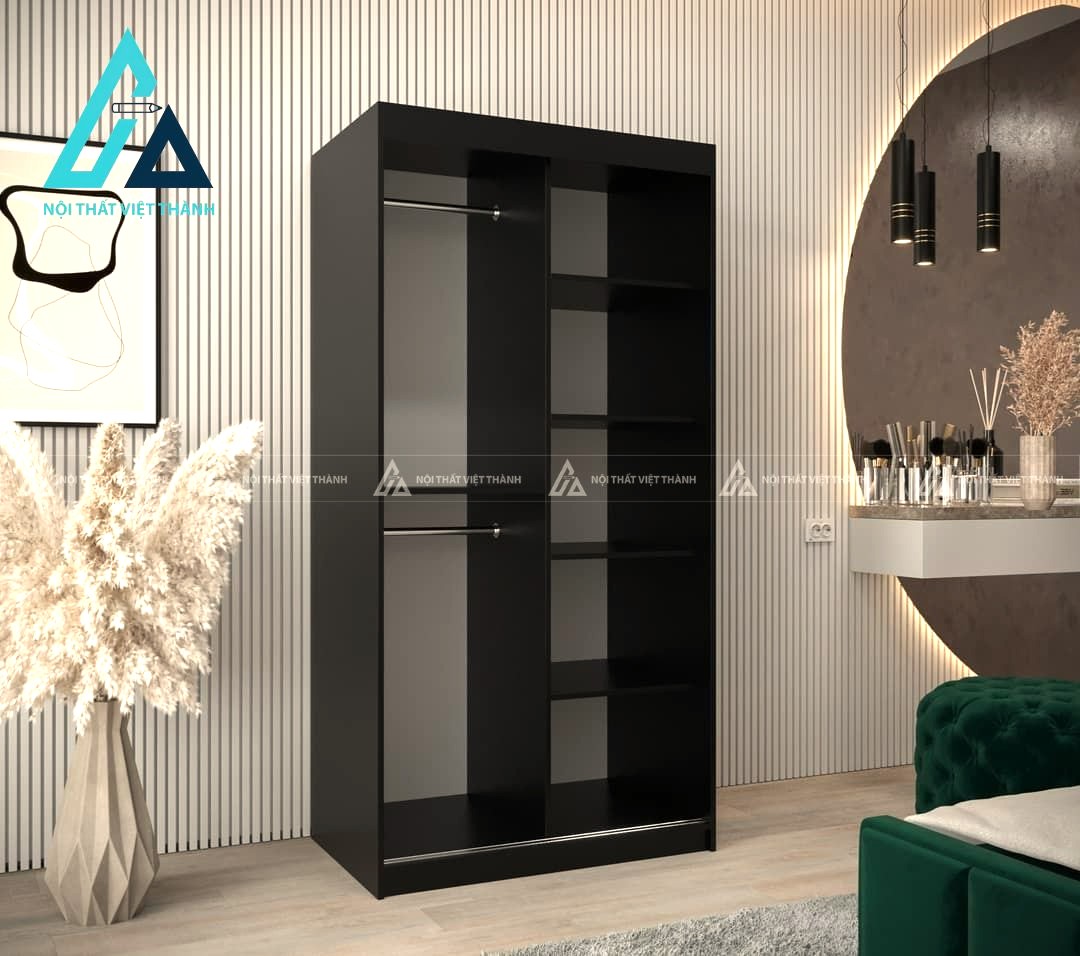 Tủ quần áo cửa lùa 2 cánh hiện đại tối ưu không gian sống 3