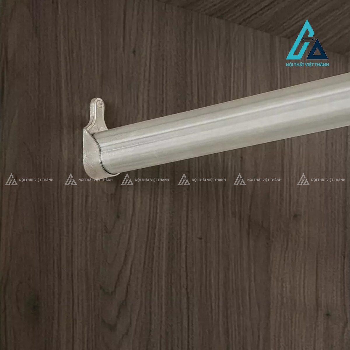 Tủ quần áo cửa lùa 2 cánh MDF vân gỗ óc chó hiện đại sang trọng 4