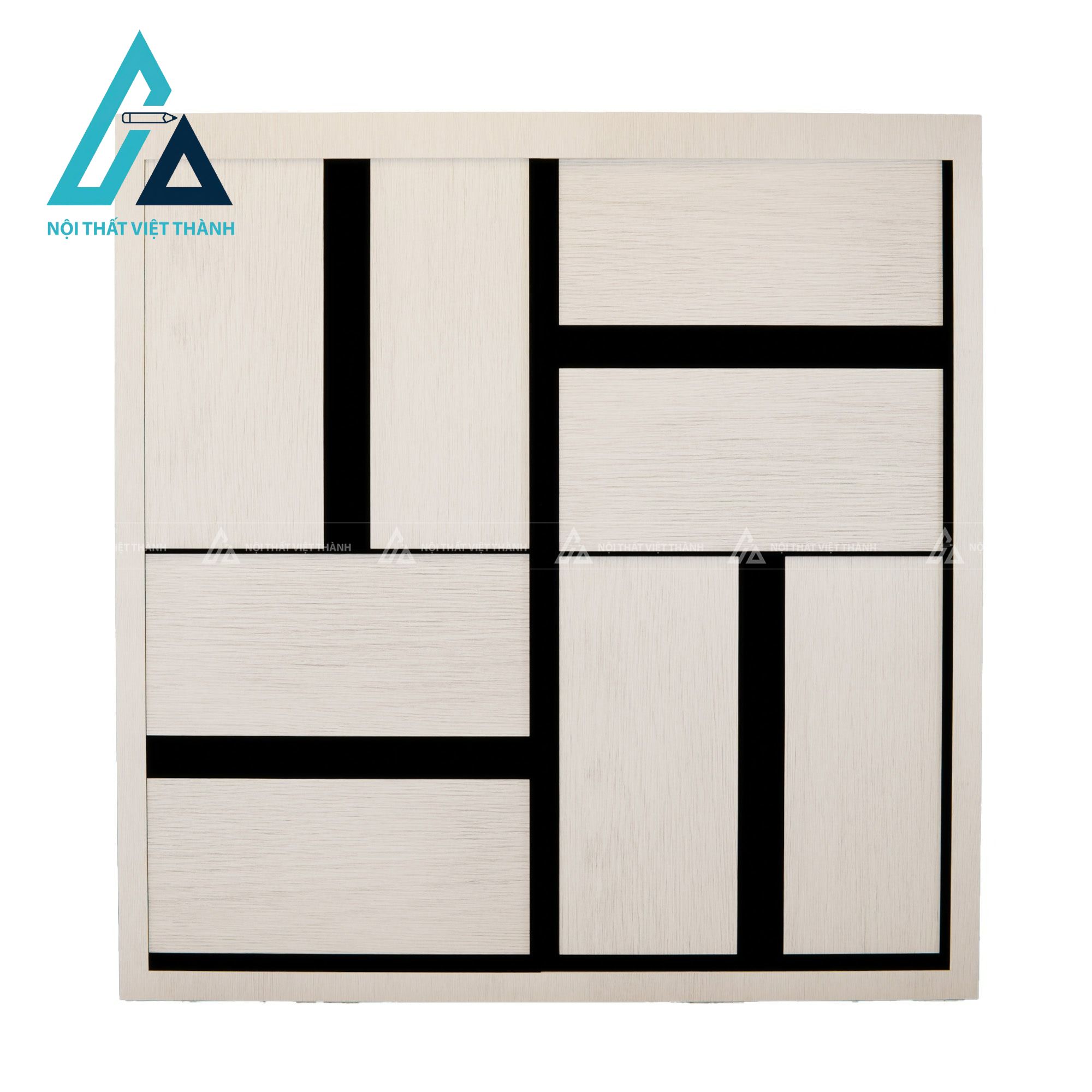 Tủ quần áo cửa lùa gỗ MDF vân gỗ hiện đại tối ưu không gian phòng ngủ 4