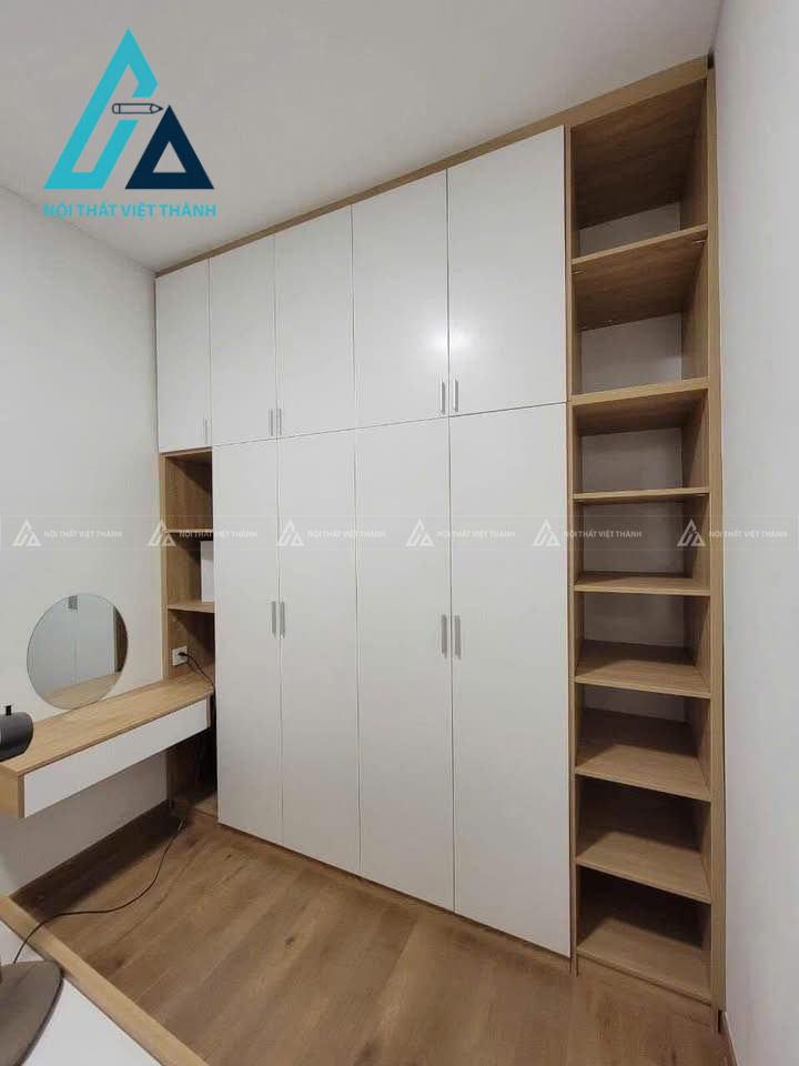 Đa dạng các loại gỗ công nghiệp làm tủ quần áo