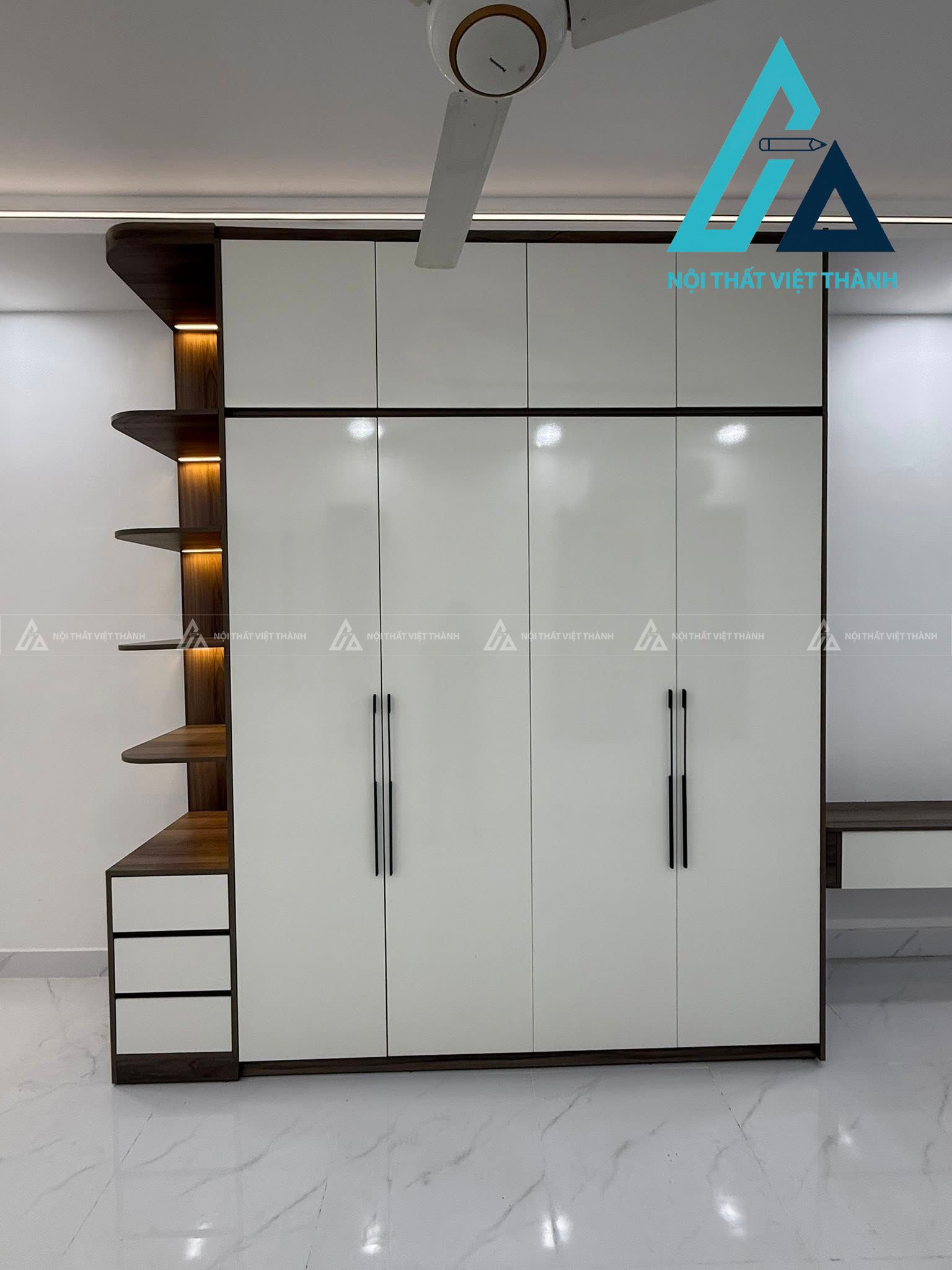 Bố trí tủ quần áo ở vị trí phù hợp