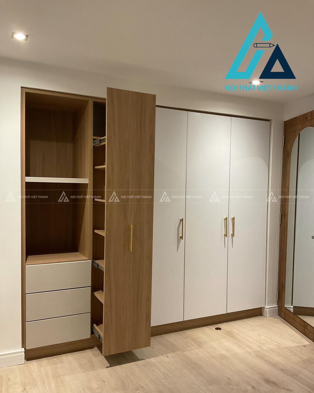 Tủ gỗ công nghiệp có độ đồng đều cao