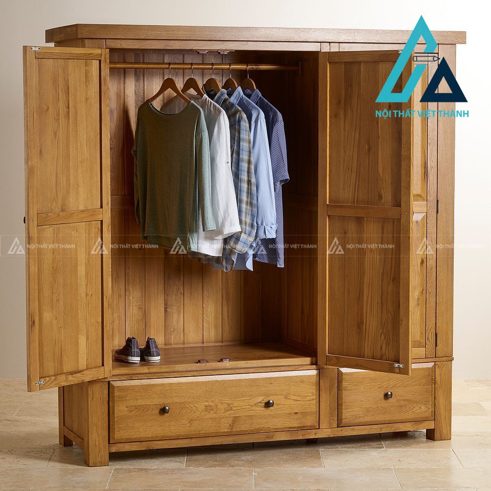 Mẫu tủ quần áo phong cách hiện đại