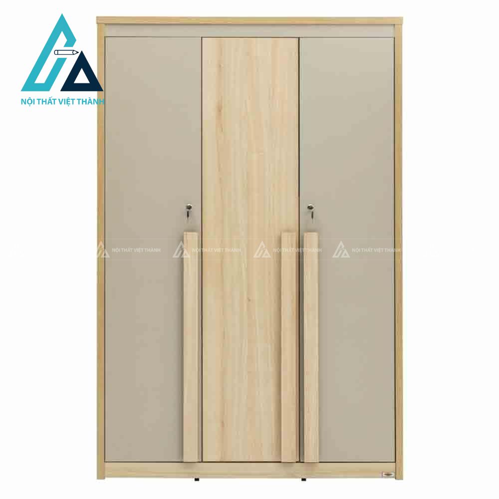 Tủ quần áo MDF 3 cánh phủ Melamine thiết kế hiện đại tiện lợi 1
