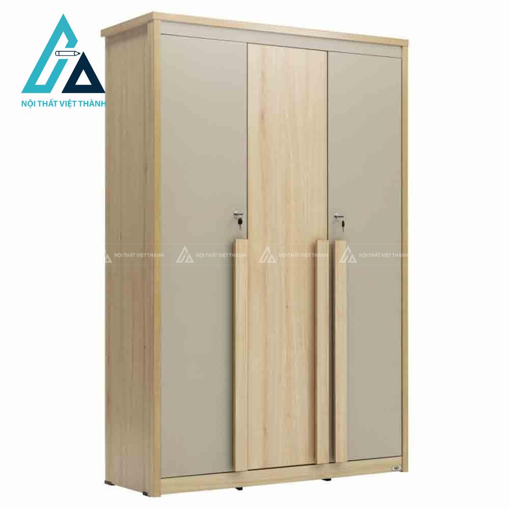 Tủ quần áo MDF 3 cánh phủ Melamine thiết kế hiện đại tiện lợi 2