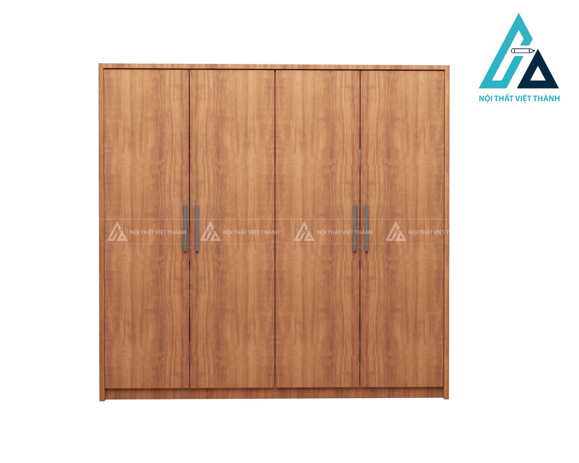 Tủ quần áo MDF 4 cánh hiện đại đa năng cho phòng ngủ rộng rãi tiện nghi 4