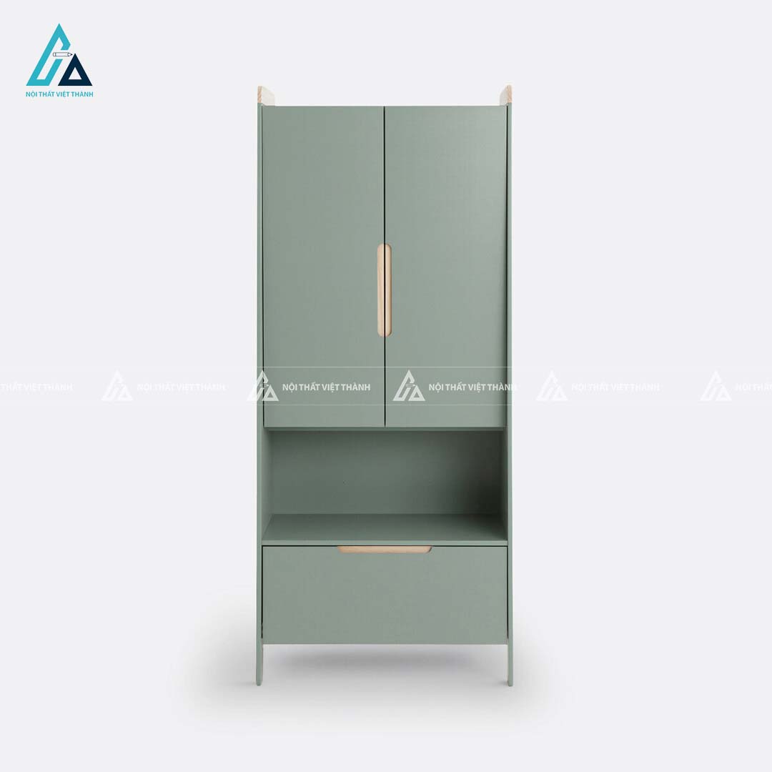 Tủ Quần Áo Trẻ Em Đa Năng Thiết Kế Hiện Đại Với Ngăn Kéo Và Kệ Trang Trí Tiện Dụng 1