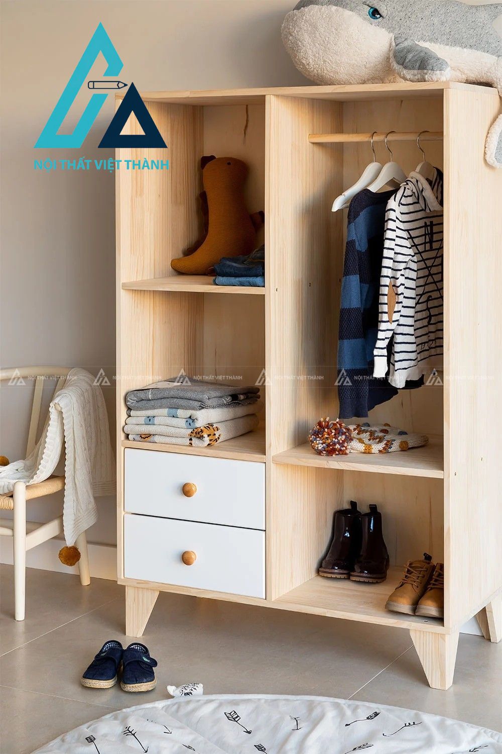 Mẫu tủ phù hợp không gian phòng