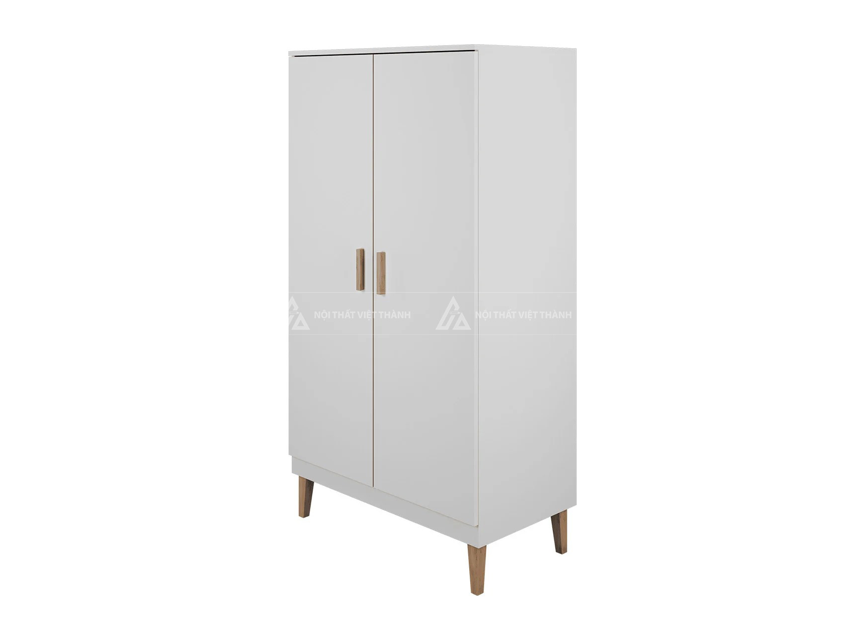 Tủ Quần Áo Trẻ Em Thiết Kế 2 Cánh Mở Tích Hợp Khoang Treo Và Hệ Kệ Chia Tầng Thông Minh 3