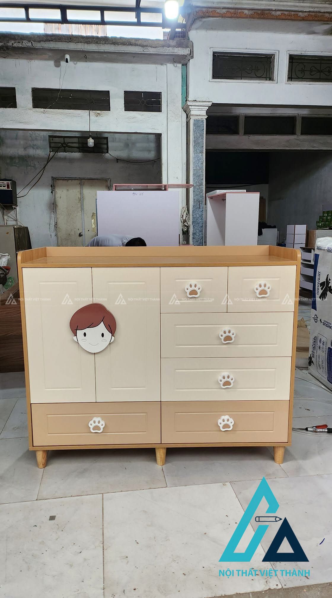 Tủ quần áo trẻ em đẹp, hiện đại