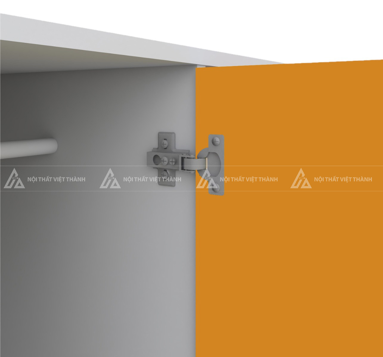 Tủ Quần Áo Trẻ Em Phối Màu Sắc Sinh Động Tích Hợp Kệ Trang Trí Đa Năng 3