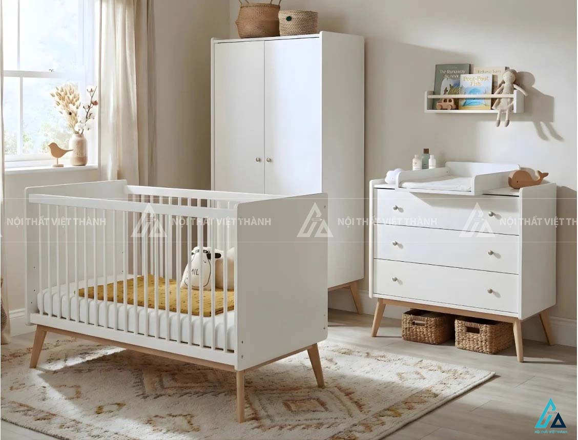 Tủ Quần Áo Trẻ Em Hiện Đại Thiết Kế Chia Ngăn Khoa Học Tối Ưu Không Gian Lưu Trữ 1