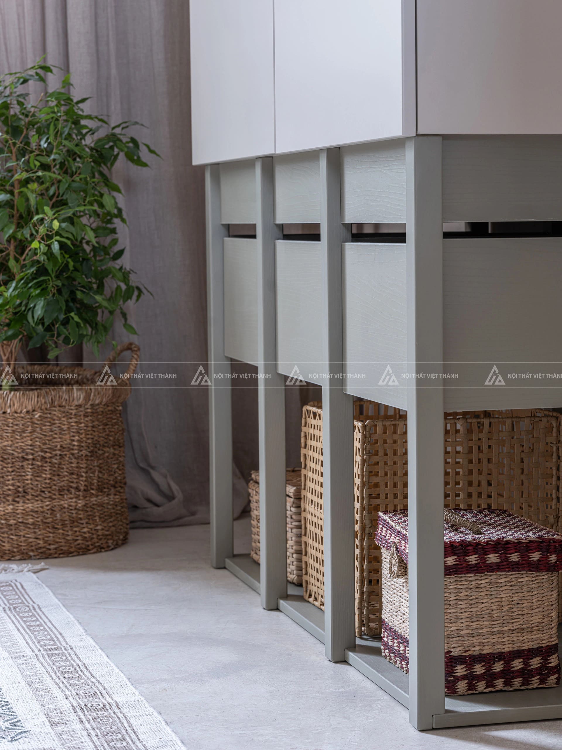 Tủ Quần Áo Trẻ Em Thiết Kế Hiện Đại Kết Hợp Ngăn Kéo Và Kệ Mở Đa Năng Tối Ưu Không Gian 4