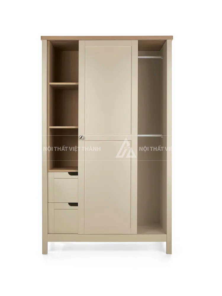 Tủ Quần Áo Trẻ Em Thiết Kế Chia Ngăn Thông Minh Và Kệ Trang Trí 7