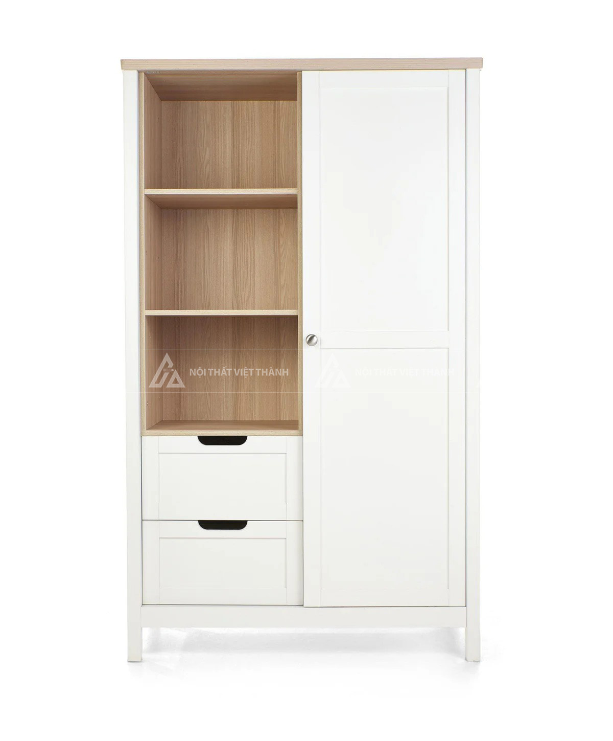 Tủ Quần Áo Trẻ Em Thiết Kế Kệ Hở Và Ngăn Kéo Đa Năng Tiện Dụng 7