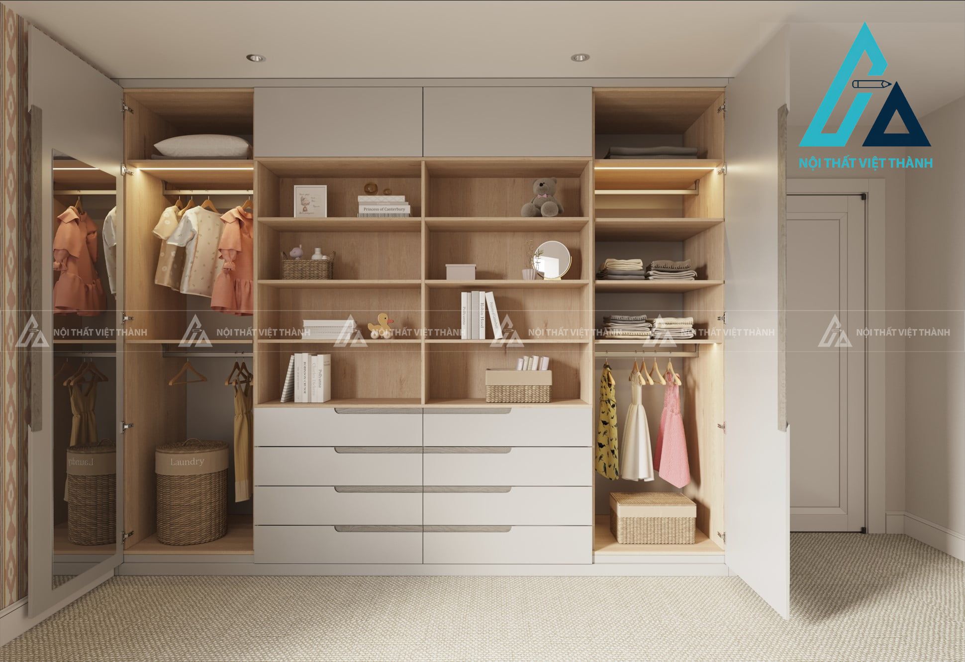 Hình thành thói quen ngăn nắp cho bé