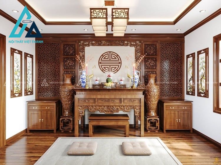 Vách ngăn hoa văn truyền thống