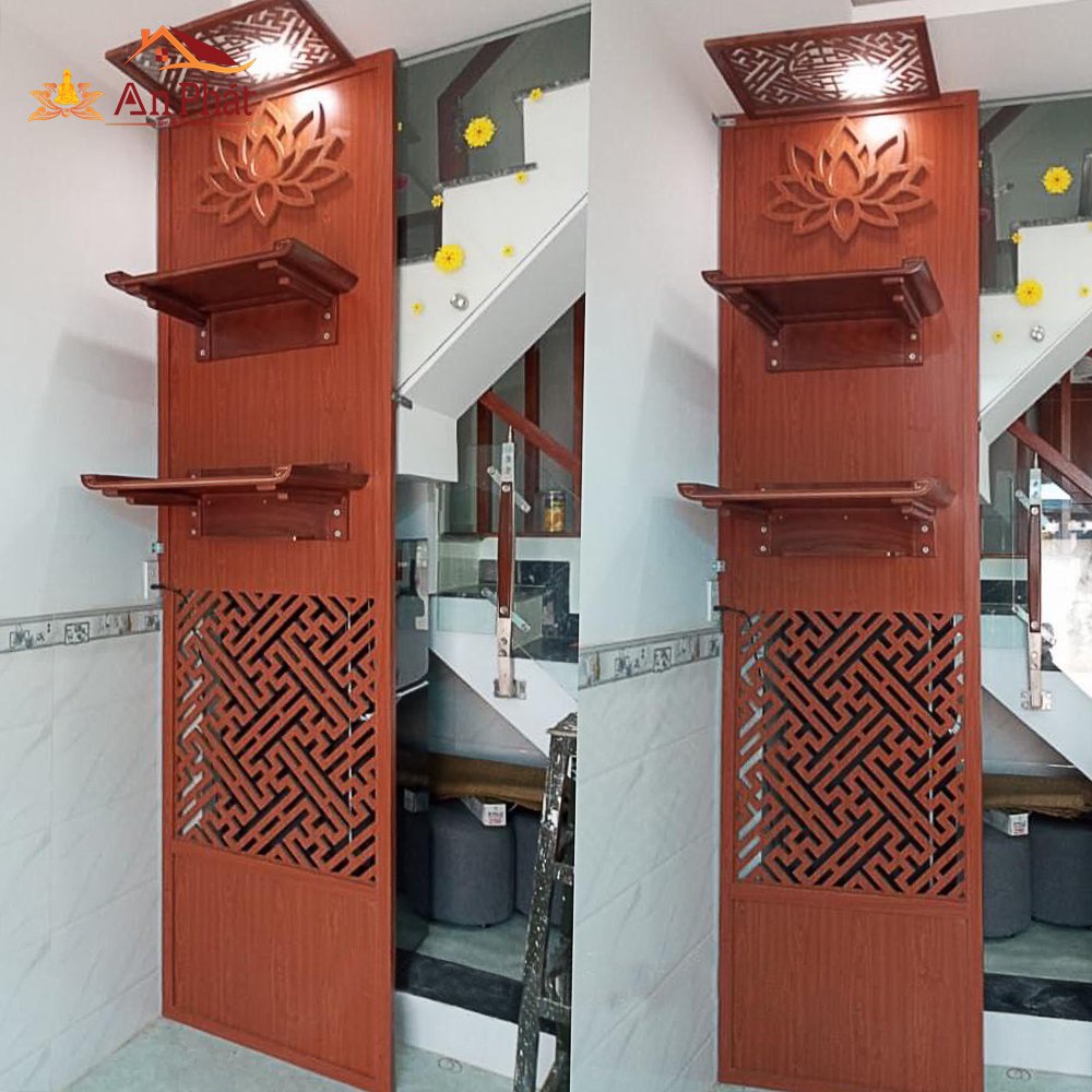 Vách ngăn bàn thờ cho không gian nhỏ