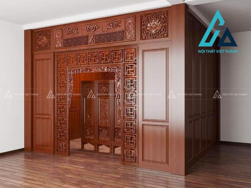 Vách ngăn phòng thờ chuẩn phong thuỷ