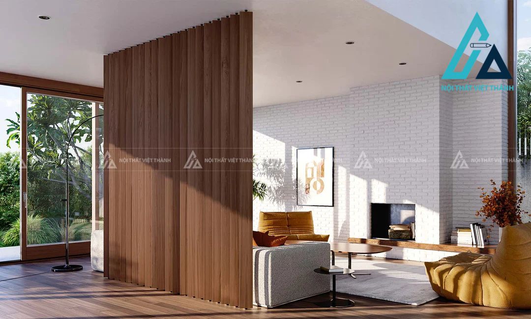 Vách ngăn phù hợp cho căn phòng