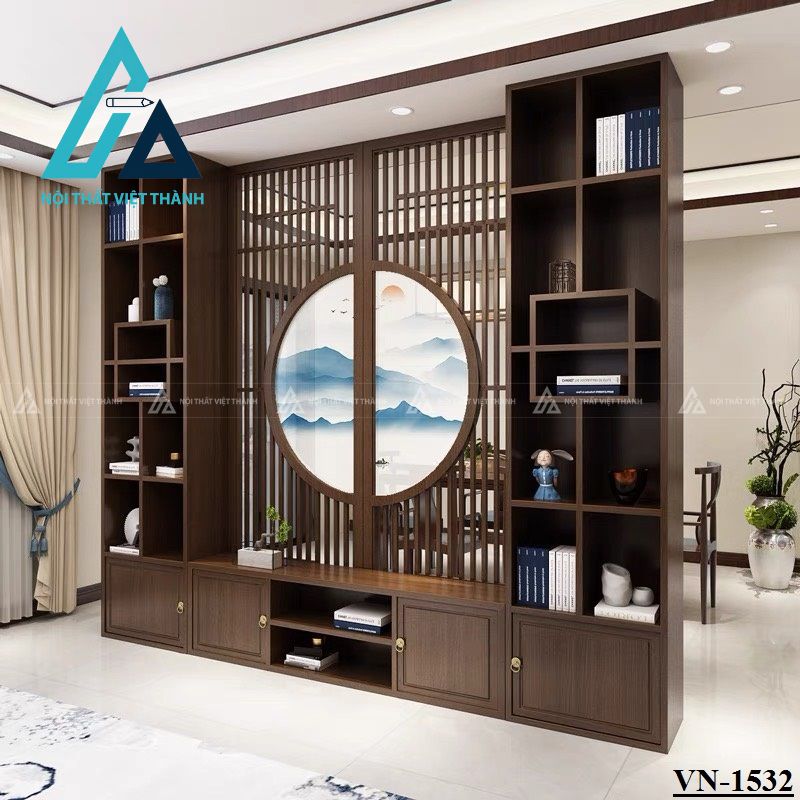 Vách ngăn gỗ sang trọng