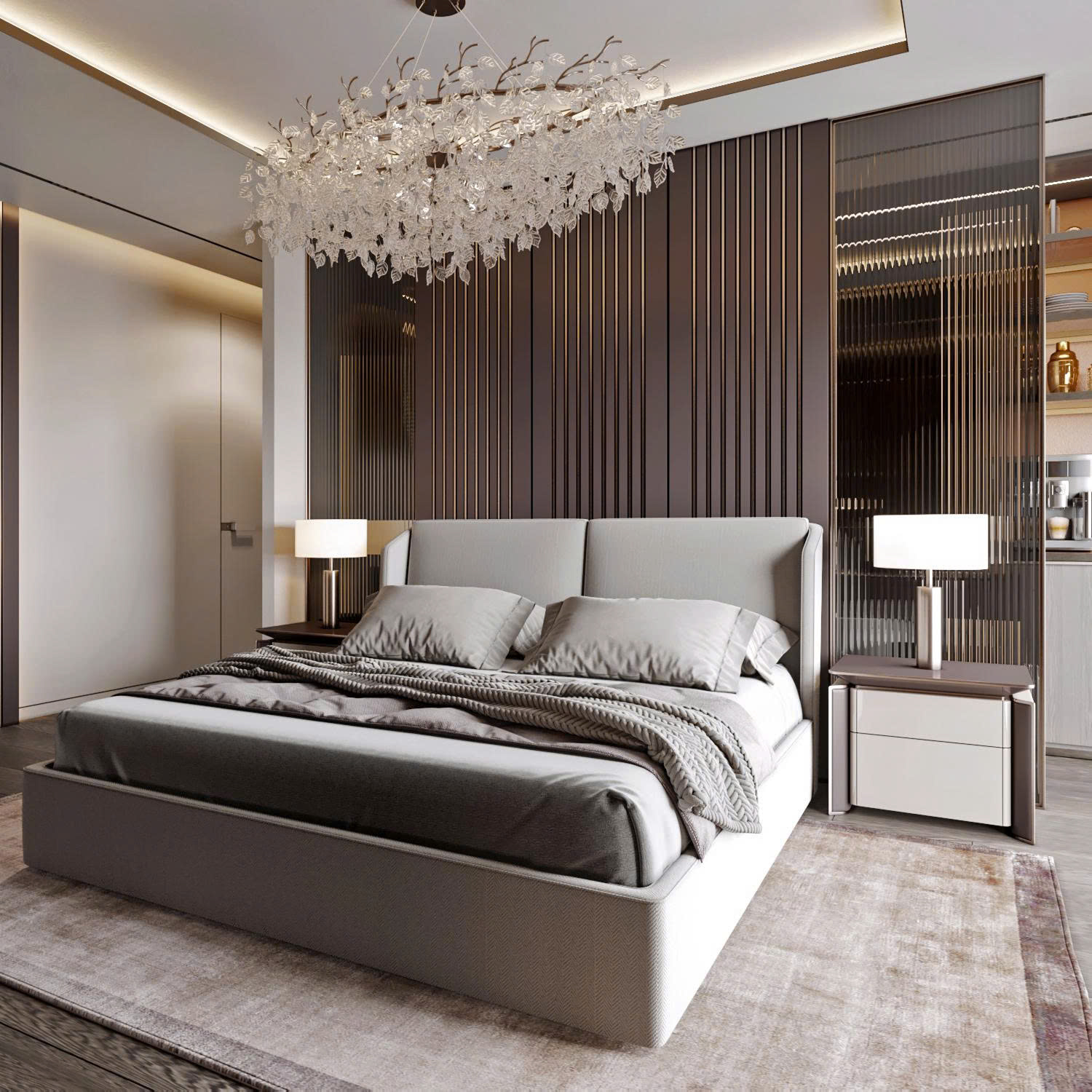Phòng ngủ vợ chồng mới cưới sang trọng