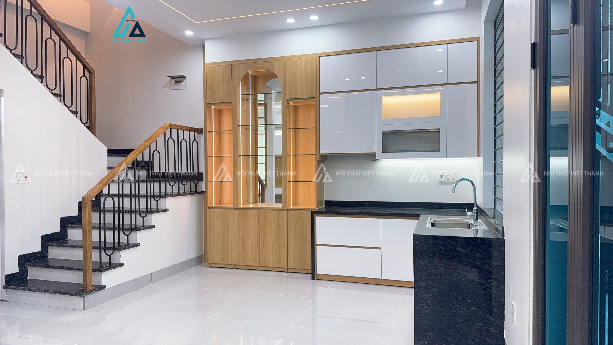 Mẫu nội thất nhà bếp cho nhà phố