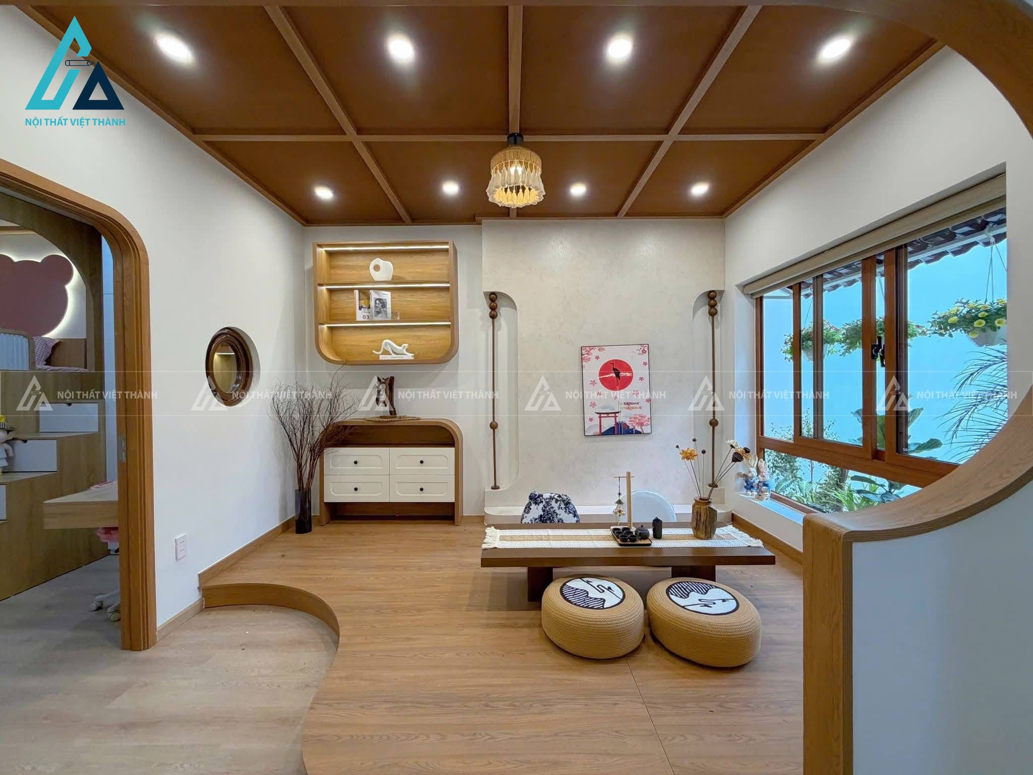 Mẫu thiết kế nội thất nhà phố với không gian thư giãn nhẹ nhàng
