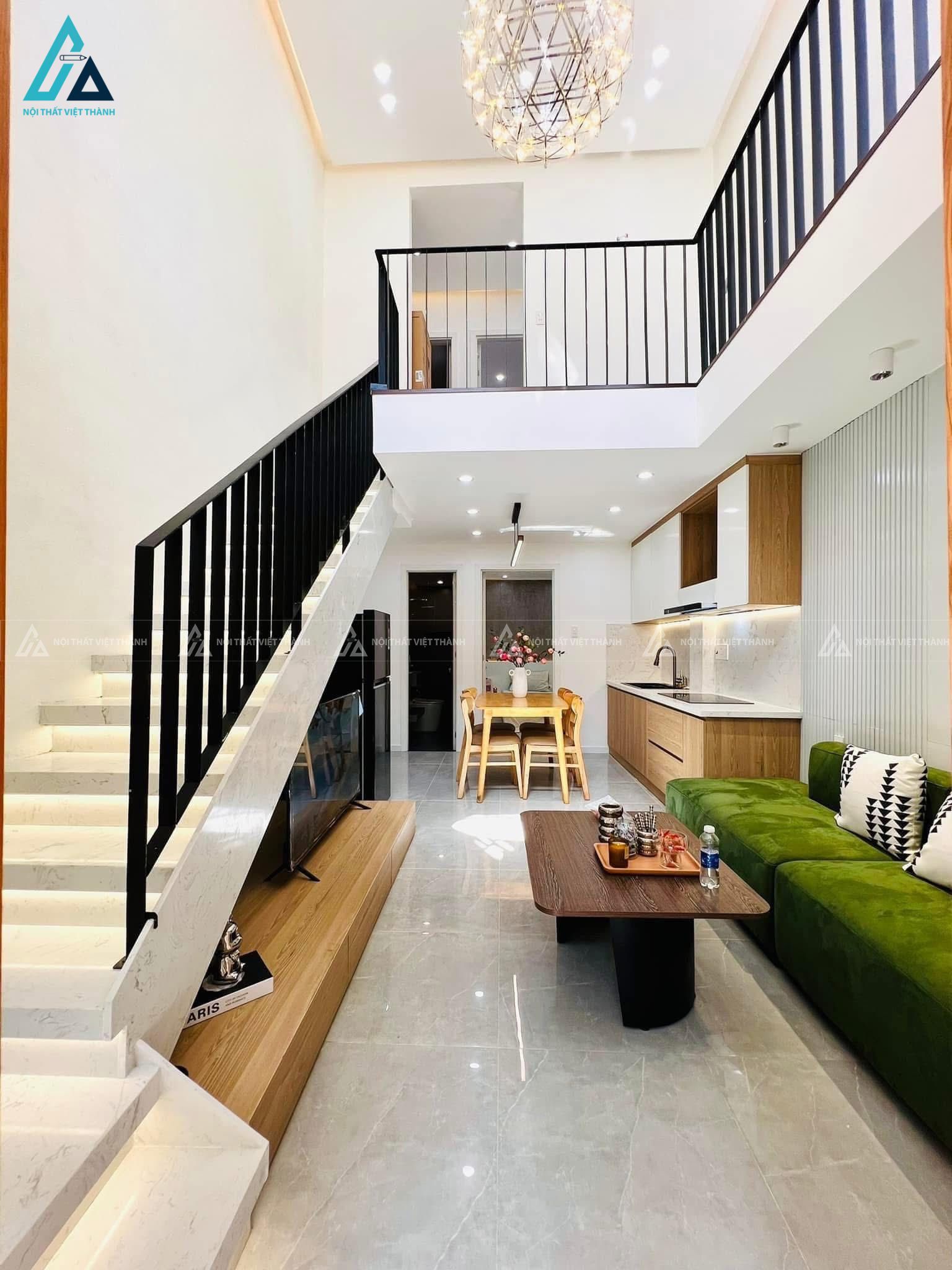 Mẫu thiết kế nội thất nhà phố bố trí khoa học, tiện nghi