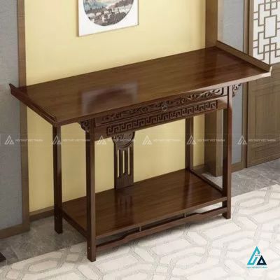 Mẫu Bàn Thờ Gỗ Tự Nhiên Hiện Đại Tối Giản Tinh Tế 1