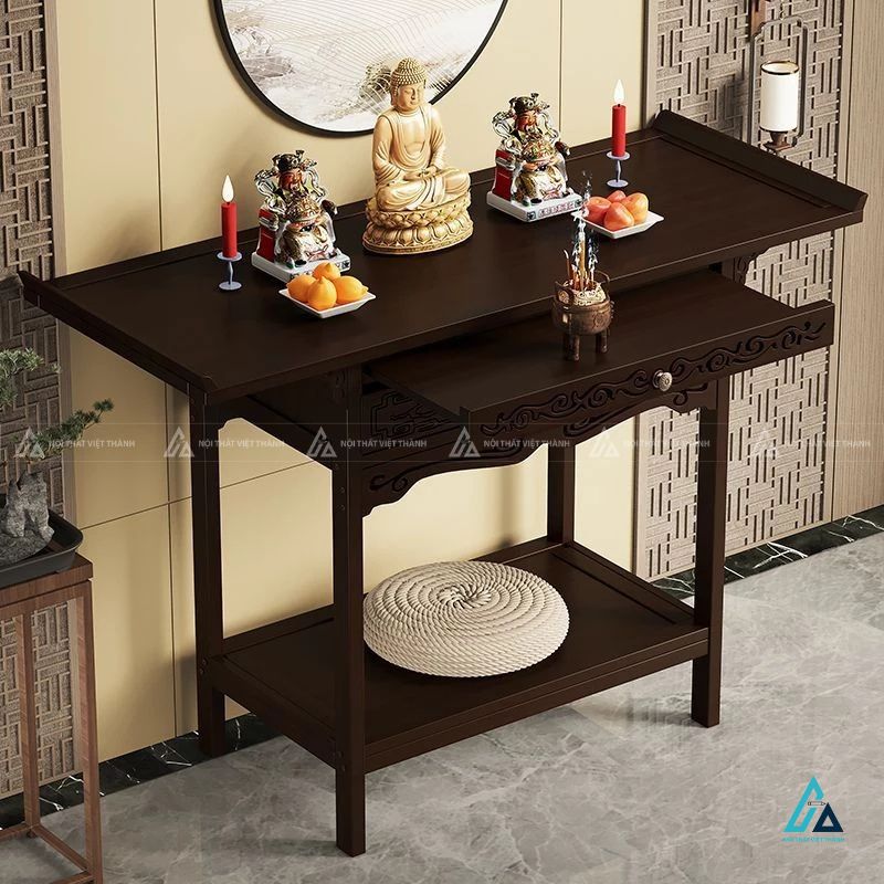 Bộ Bàn Thờ Nhị Cấp Gỗ Công Nghiệp Thiết Kế Hiện Đại Sang Trọng. 1