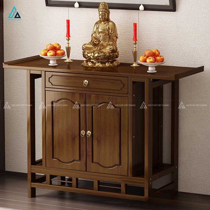 Mẫu Bàn Thờ Thiết Kế Tối Giản Tích Hợp Tủ Đồ Tiện Dụng 1