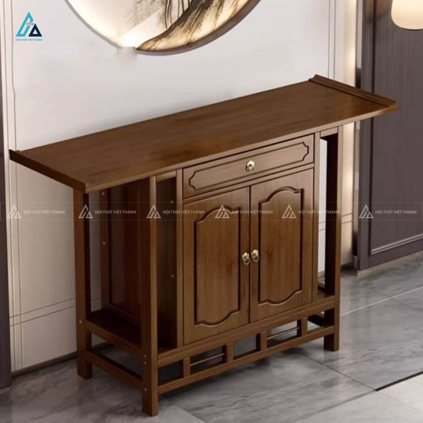 Mẫu Bàn Thờ Thiết Kế Tối Giản Tích Hợp Tủ Đồ Tiện Dụng 2