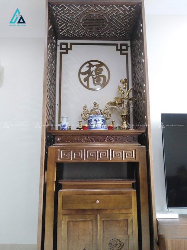 Mẫu Bàn Thờ Đứng Đơn Giản Hiện Đại Tối Ưu Cho Căn Hộ Chung Cư 1