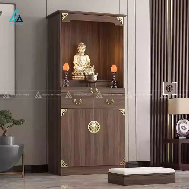 Tủ Thờ Chung Cư Thiết Kế Hiện Đại Tối Ưu Không Gian Nhỏ