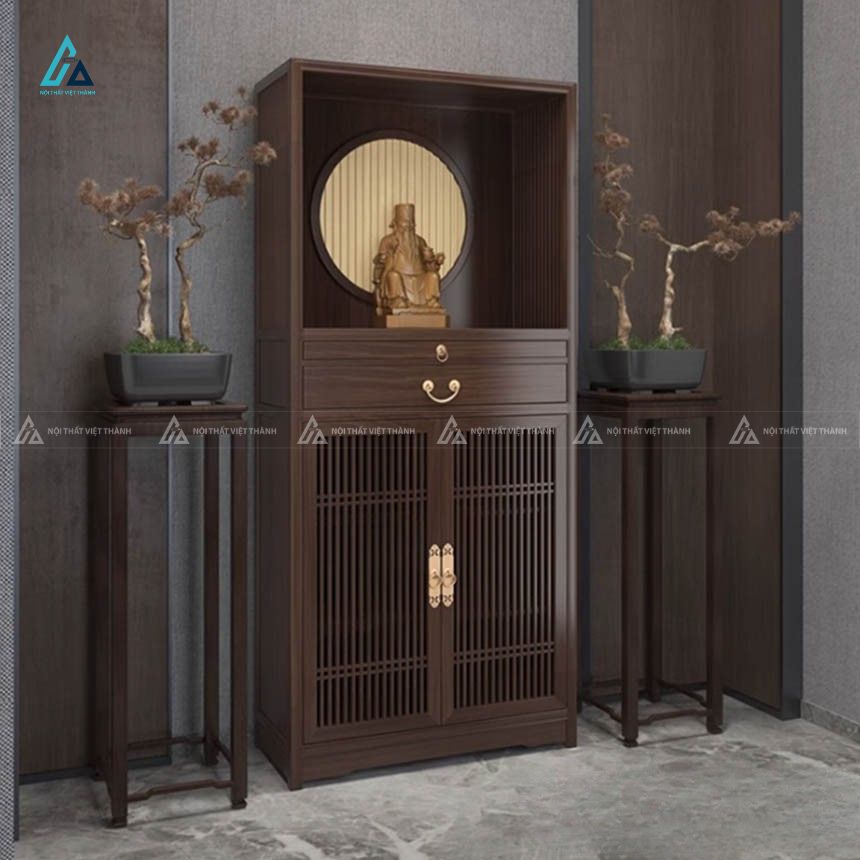 Mẫu Bàn Thờ Đứng Hiện Đại Tích Hợp Tủ Thờ Đa Năng Cho Chung Cư 1