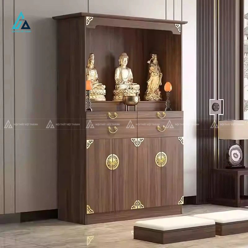 Tủ Thờ Chung Cư Thiết Kế Hiện Đại Tối Ưu Không Gian Nhỏ 1