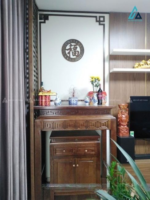 Mẫu Bàn Thờ Đứng Đơn Giản Hiện Đại Tối Ưu Cho Căn Hộ Chung Cư